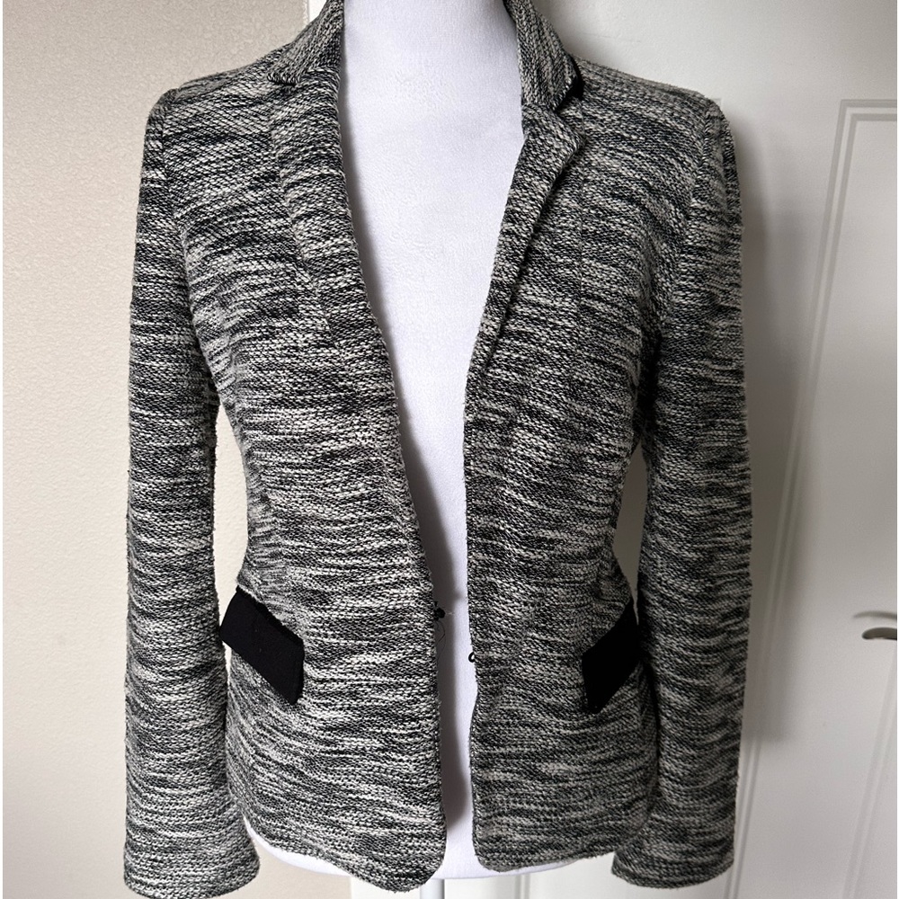 Banana Republic, Size 6, Black/White Blazer